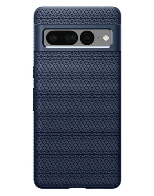 Противоударен Калъф за Google Pixel 7 Pro, Spigen Liquid Air Case, Син (6)