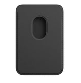 Оригинален Magsafe Калъф за Карти за iPhone, Apple Leather Wallet, Черен (3)