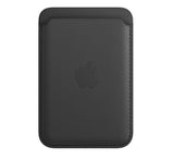 Оригинален Magsafe Калъф за Карти за iPhone, Apple Leather Wallet, Черен