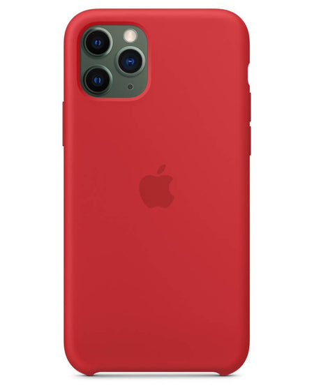 Оригинален Силиконов Калъф за iPhone 11 Pro, Silicone Case MWYH2ZM/A, Червен (4)