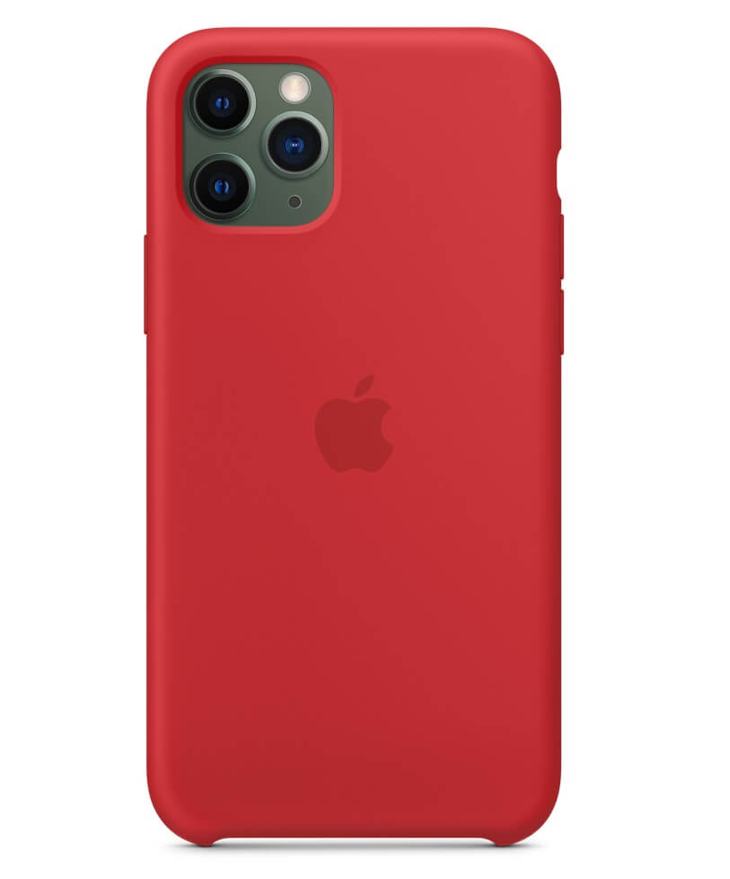 Оригинален Силиконов Калъф за iPhone 11 Pro, Silicone Case MWYH2ZM/A, Червен (3)