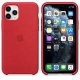 Оригинален Силиконов Калъф за iPhone 11 Pro, Silicone Case MWYH2ZM/A, Червен (6)