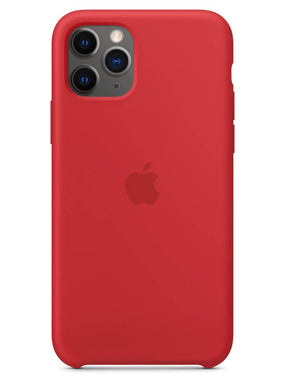 Оригинален Силиконов Калъф за iPhone 11 Pro, Silicone Case MWYH2ZM/A, Червен