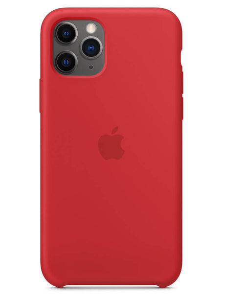 Оригинален Силиконов Калъф за iPhone 11 Pro, Silicone Case MWYH2ZM/A, Червен