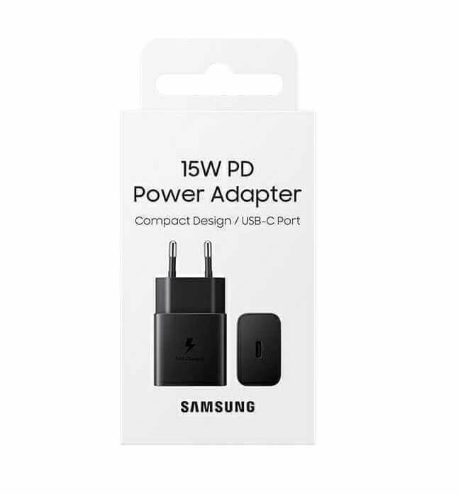Оригинално Зарядно Samsung 15W 220v Fast Charger USB-C EP-T1510NBE, Черен