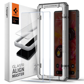 Стъклен Протектор за Google Pixel 6, Spigen AlignMaster Glas. TR, Прозрачен