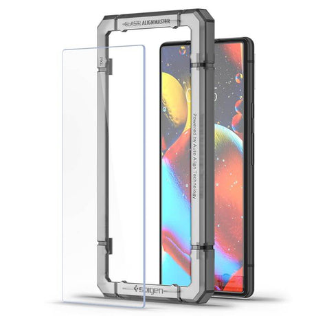 Стъклен Протектор за Google Pixel 6, Spigen AlignMaster Glas. TR, Прозрачен (2)