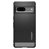 Противоударен Калъф за Google Pixel 7, Spigen Rugged Armor Case, Черен (2)