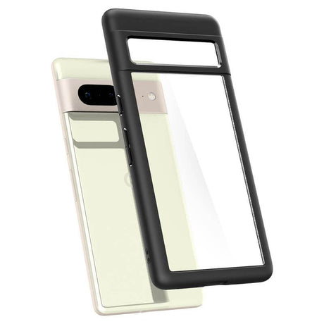 Противоударен Калъф за Google Pixel 7, Spigen Ultra Hybrid Case, Черен (5)