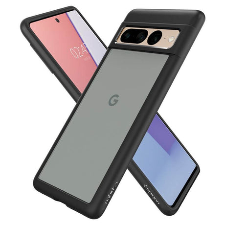 Противоударен Калъф за Google Pixel 7 Pro, Spigen Ultra Hybrid Case, Черен (3)