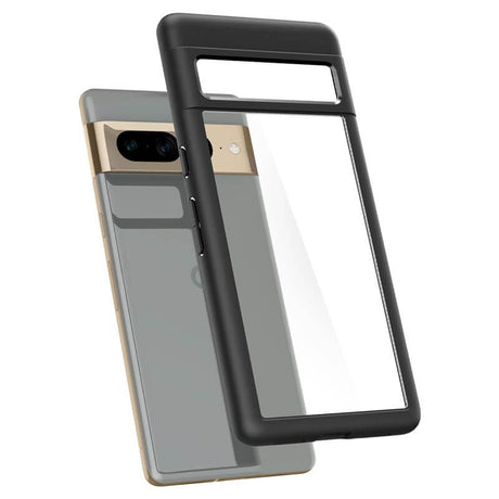 Противоударен Калъф за Google Pixel 7 Pro, Spigen Ultra Hybrid Case, Черен (5)