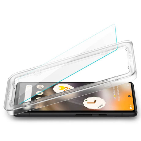 Стъклен Протектор за Google Pixel 6A, Spigen EZ Fit Glass 2бр., Прозрачен (2)