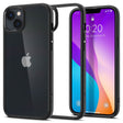 Противоударен Калъф за iPhone 14, Spigen Ultra Hybrid Case, Черен