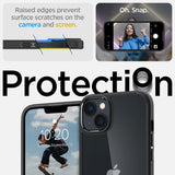Противоударен Калъф за iPhone 14, Spigen Ultra Hybrid Case, Черен (7)