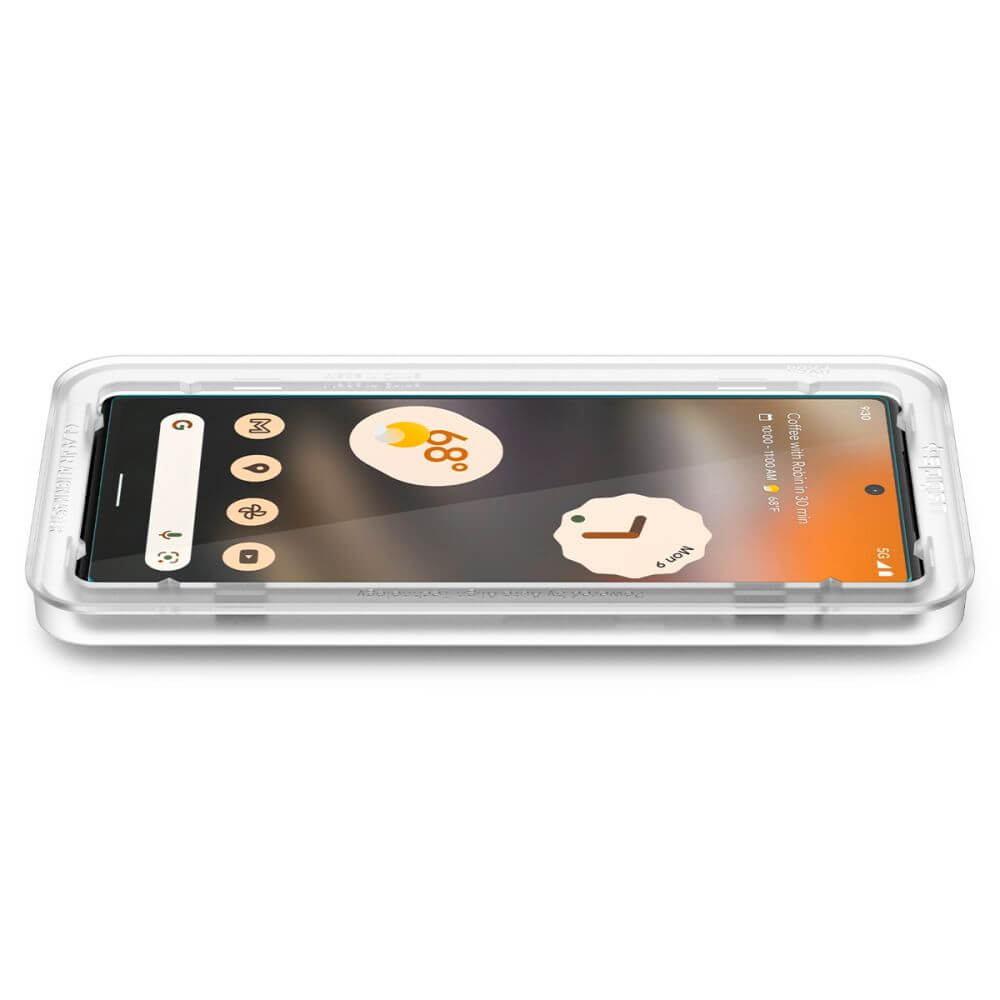 Стъклен Протектор за Google Pixel 6A, Spigen EZ Fit Glass 2бр., Прозрачен (5)