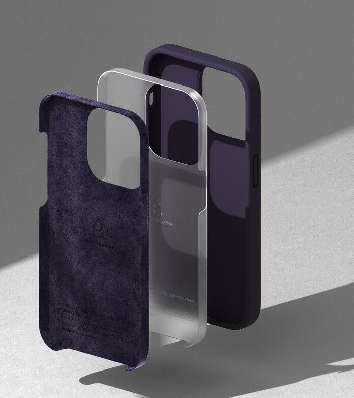 Силиконов Калъф за iPhone 14 Pro Max, Ringke Silicone Case, Тъмно Лилав (6)