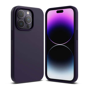 Силиконов Калъф за iPhone 14 Pro Max, Ringke Silicone Case, Тъмно Лилав