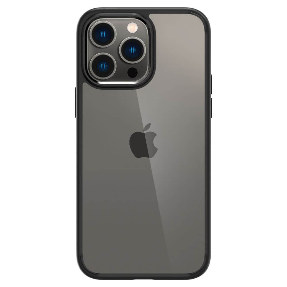 Противоударен Калъф за iPhone 14 Pro Max, Spigen Ultra Hybrid Case, Черен (2)