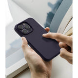 Силиконов Калъф за iPhone 14 Pro, Ringke Silicone Case, Тъмно Лилав (5)