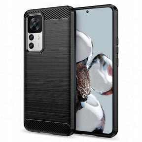 Защитен Калъф за Xiaomi 12T/ Pro, Tech-Protect Premium Carbon Case, Черен