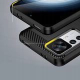 Защитен Калъф за Xiaomi 12T/ Pro, Tech-Protect Premium Carbon Case, Черен (3)