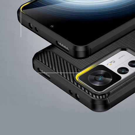 Защитен Калъф за Xiaomi 12T/ Pro, Tech-Protect Premium Carbon Case, Черен (3)