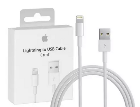 USB Кабел за iPhone и iPad, Foxconn Oem Chip MD818 Lightning 1m, Бял