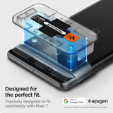 Стъклен Протектор за Камерата на Google Pixel 7, Spigen Optic Cam Glass 2бр., Черен (6)