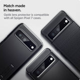 Стъклен Протектор за Камерата на Google Pixel 7, Spigen Optic Cam Glass 2бр., Черен (8)