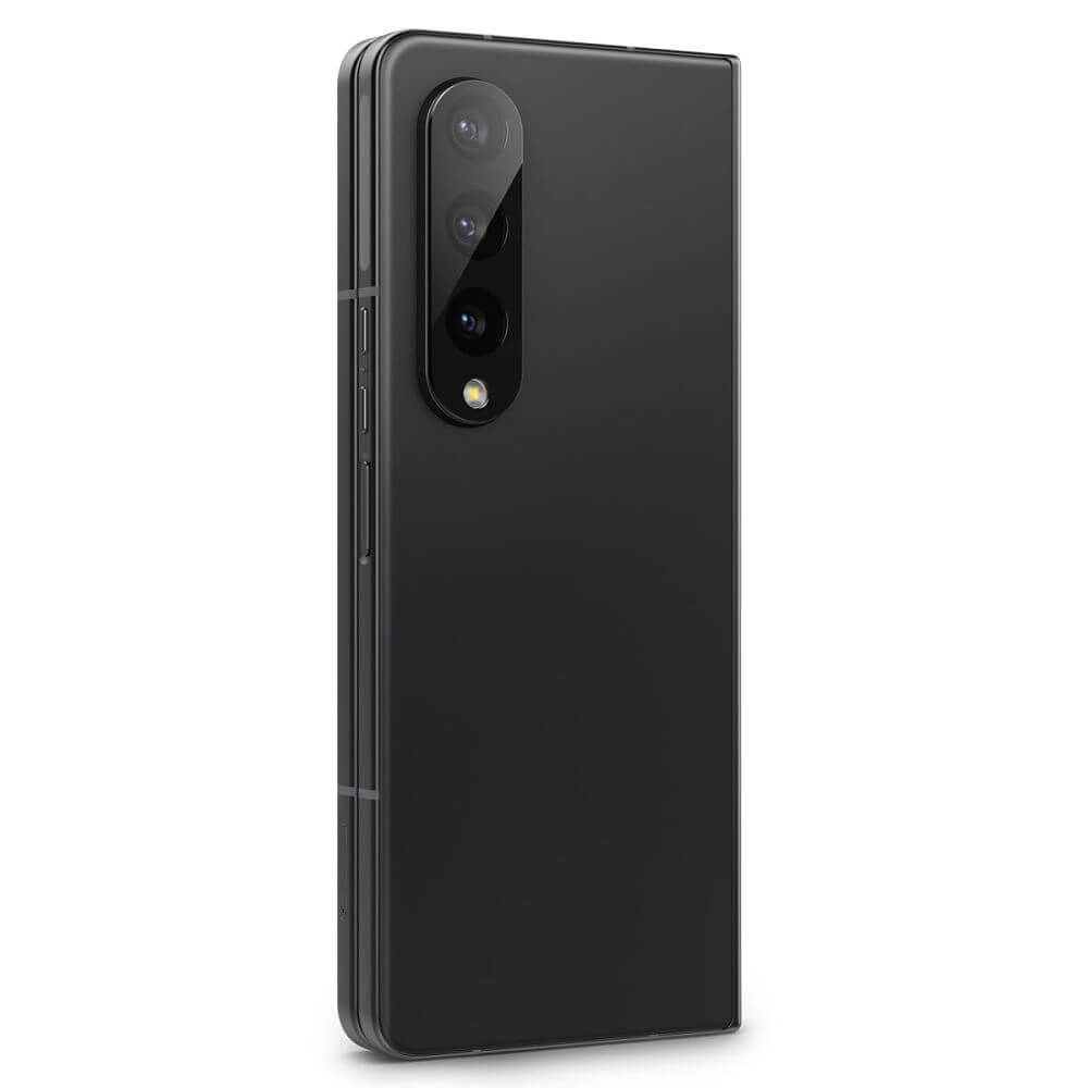 Стъклен Протектор за Камерата на Samsung Z Fold 4, Spigen EZ Fit Optik Pro Glass tR 2бр., Черен (2)