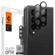 Стъклен Протектор за Камерата на Samsung Z Fold 4, Spigen EZ Fit Optik Pro Glass tR 2бр., Черен