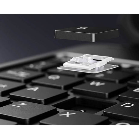 Калъф с Клавиатура за Samsung Tab S8 Plus/ S7 Plus/ S7 FE, Infiland Keyboard Case, Черен (5)