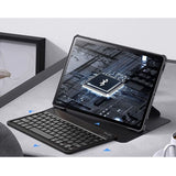 Калъф с Клавиатура за Samsung Tab S8 Plus/ S7 Plus/ S7 FE, Infiland Keyboard Case, Черен (4)