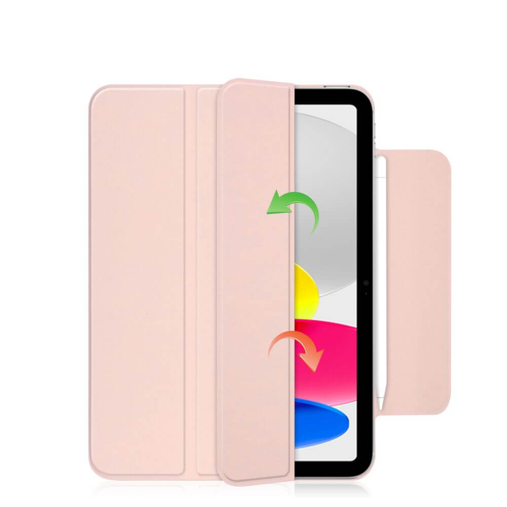 Магнитен Калъф за iPad 11th 2025/ 10th 2022, Tech-Protect MagFold Case, Розов (2)