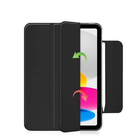 Магнитен Калъф за iPad 11th 2025/ 10th 2022, Tech-Protect MagFold Case, Черен (2)