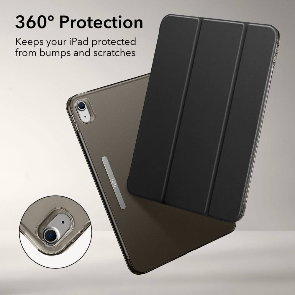 Калъф за iPad 11th 2025/ 10th 2022, ESR Ascent TriFold Case, Черен (4)