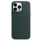 Оригинален Кожен Калъф за iPhone 14 Pro, Leather Magsafe Case MPPH3ZM/A, Зелен