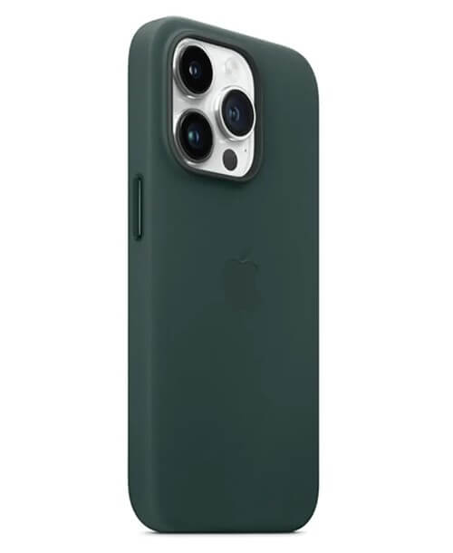 Оригинален Кожен Калъф за iPhone 14 Pro, Leather Magsafe Case MPPH3ZM/A, Зелен (3)