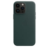 Оригинален Кожен Калъф за iPhone 14 Pro, Leather Magsafe Case MPPH3ZM/A, Зелен (6)