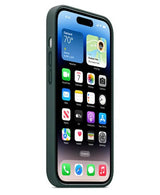 Оригинален Кожен Калъф за iPhone 14 Pro, Leather Magsafe Case MPPH3ZM/A, Зелен (2)