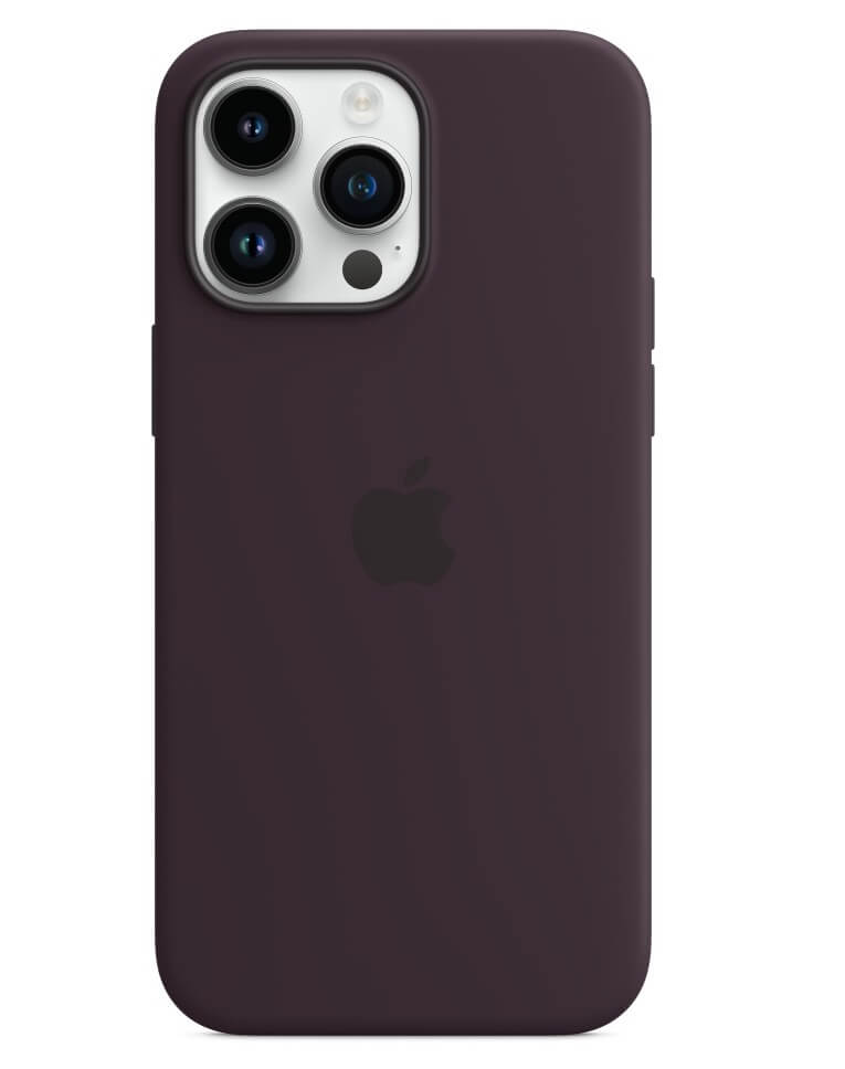 Оригинален Силиконов Калъф за iPhone 14 Pro, Silicone Magsafe Case MPTK3ZM/A, Тъмно Лилав (3)