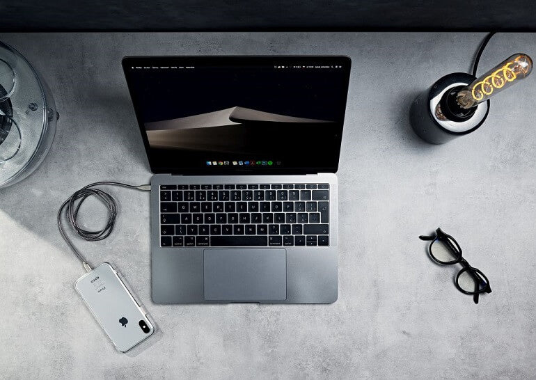 Метален USB-C към Lightning Кабел за iPhone, Epico PD Cable 1.2m, Сив (3)