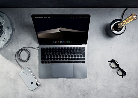 Метален USB-C към Lightning Кабел за iPhone, Epico PD Cable 1.2m, Сив (3)