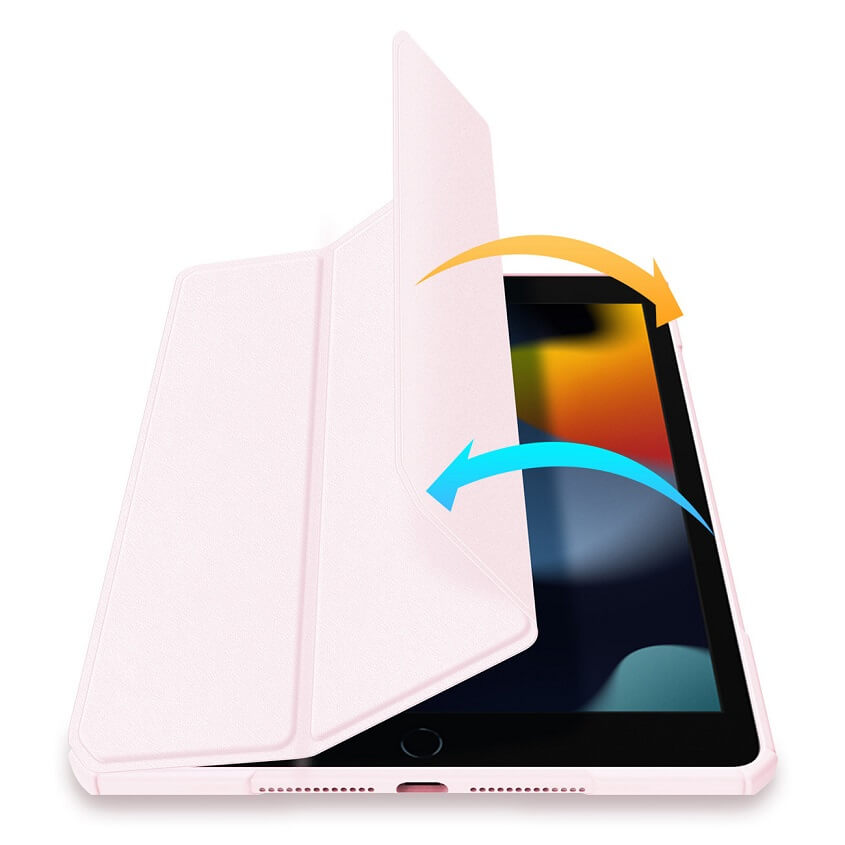 Калъф за iPad 9/ 8/ 7 10.2", Dux Ducis Copa Case, Розов (6)
