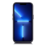 Magsafe Калъф от Естествена Кожа за iPhone 14 Pro Max, iCarer Leather Case, Тъмно Лилав (2)