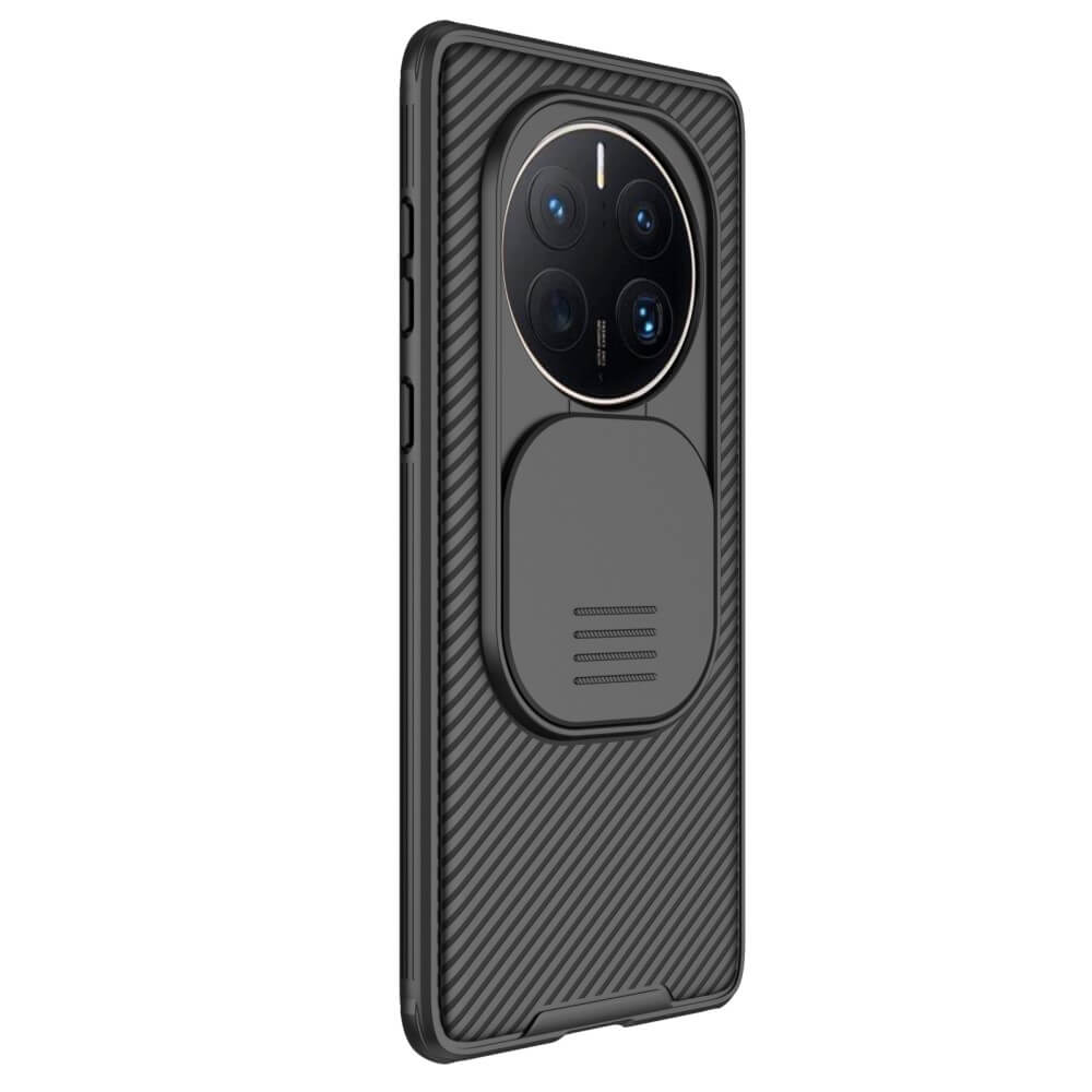 Калъф с Плъзгач за Камера за Huawei Mate 50 Pro, Nillkin CamShield Case, Черен (2)