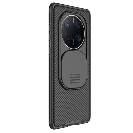 Калъф с Плъзгач за Камера за Huawei Mate 50 Pro, Nillkin CamShield Case, Черен (2)