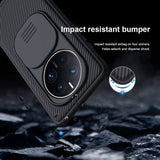 Калъф с Плъзгач за Камера за Huawei Mate 50 Pro, Nillkin CamShield Case, Черен (4)