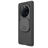Калъф с Плъзгач за Камера за Huawei Mate 50 Pro, Nillkin CamShield Case, Черен (5)