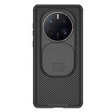 Калъф с Плъзгач за Камера за Huawei Mate 50 Pro, Nillkin CamShield Case, Черен